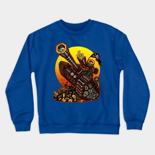 pirate steel tank Crewneck Sweatshirt